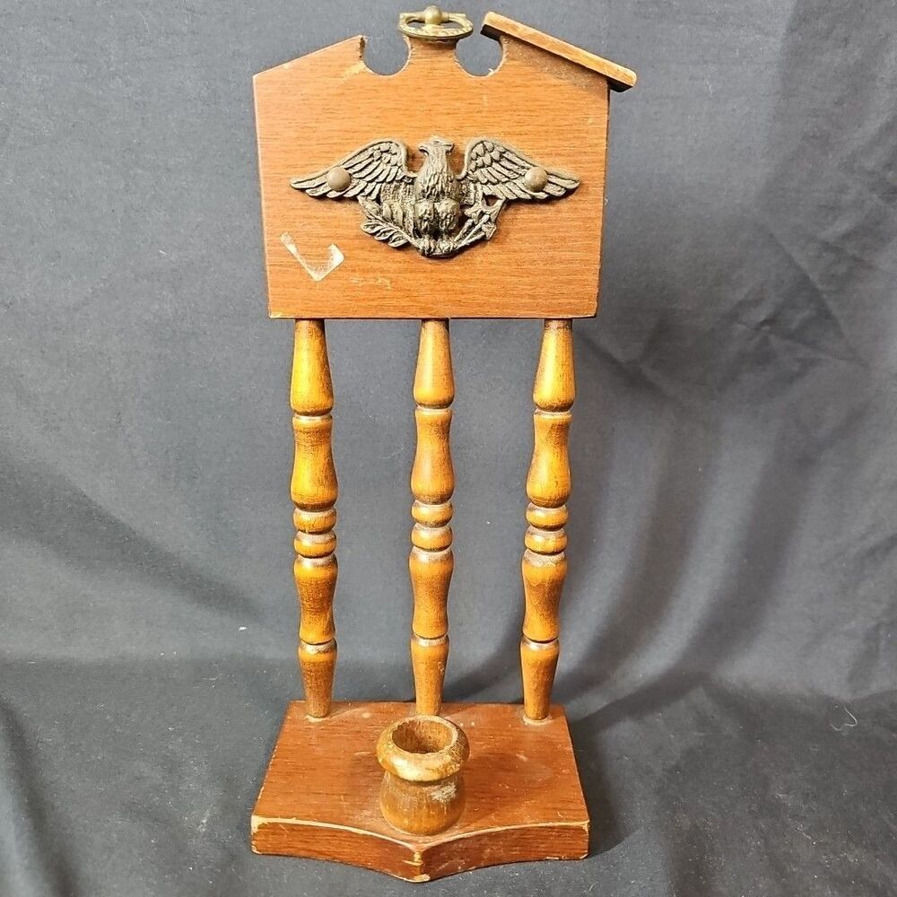 Cornwall Wood Products So Paris Maine Eagle Wall Candles Holder